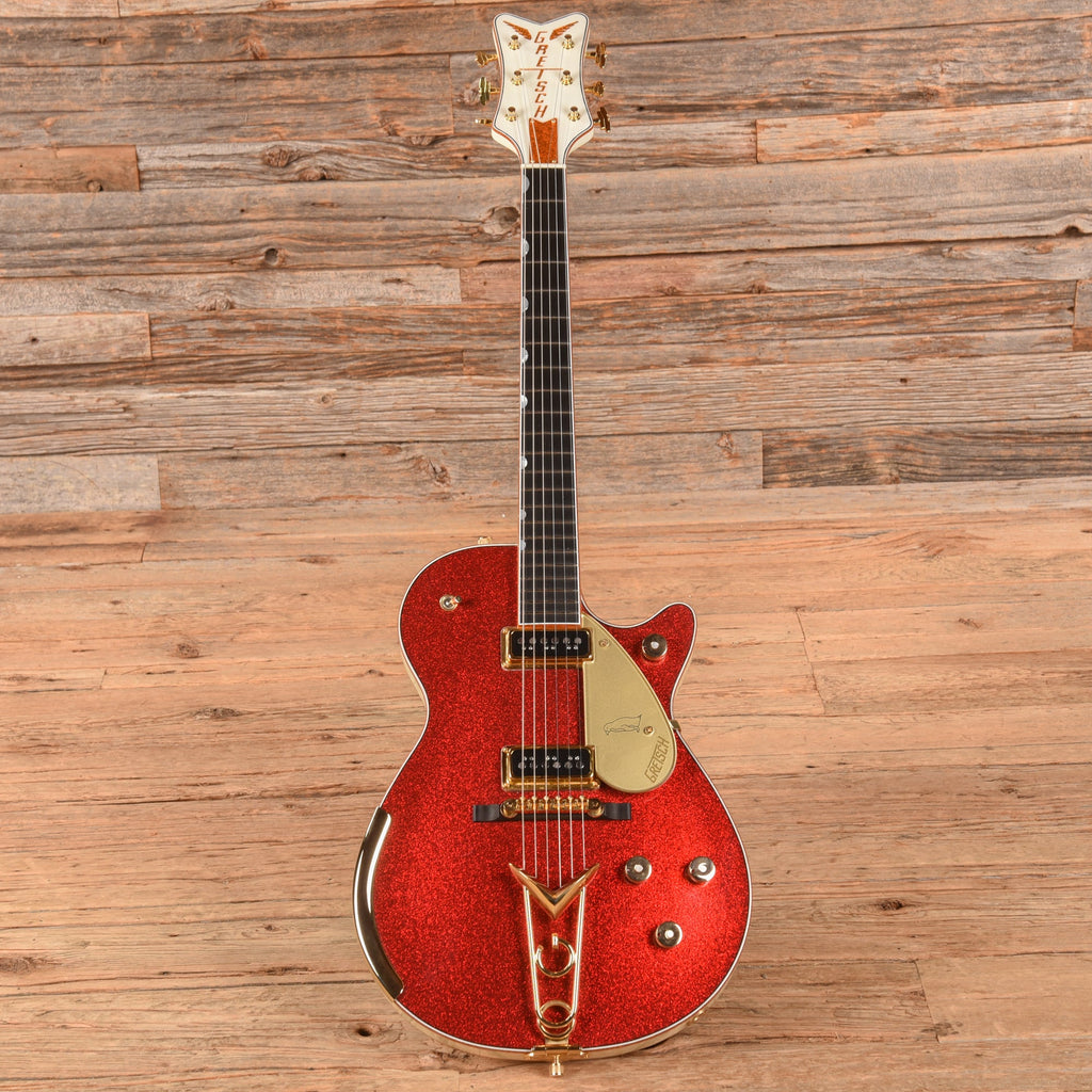 Gretsch Custom Shop Stephen Stern Masterbuilt G6134-CS Red Sparkle 2021 - Zac Brown - View 4 | MusicMarket