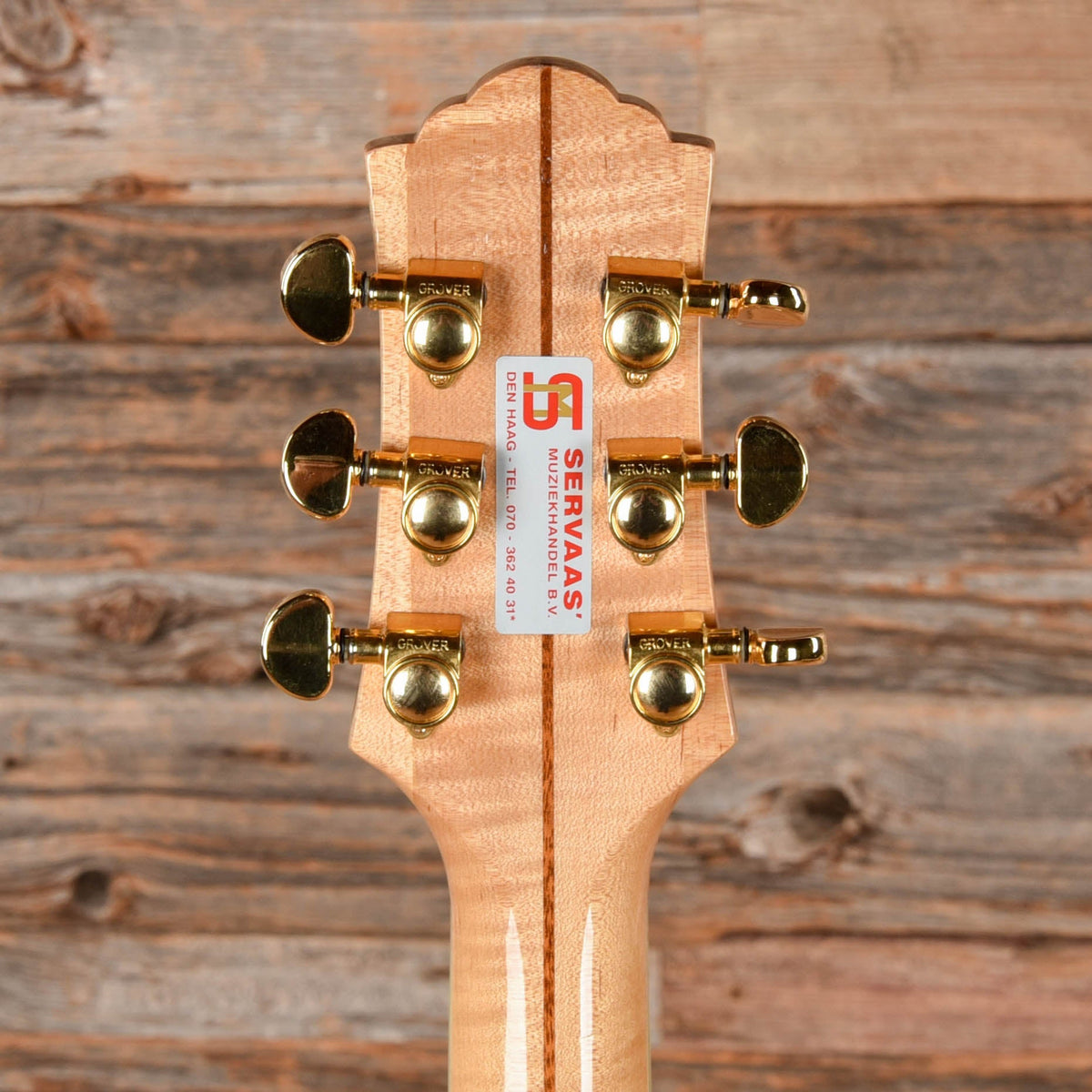 Guild F65CE Blonde 1992 - View 7 | MusicMarket