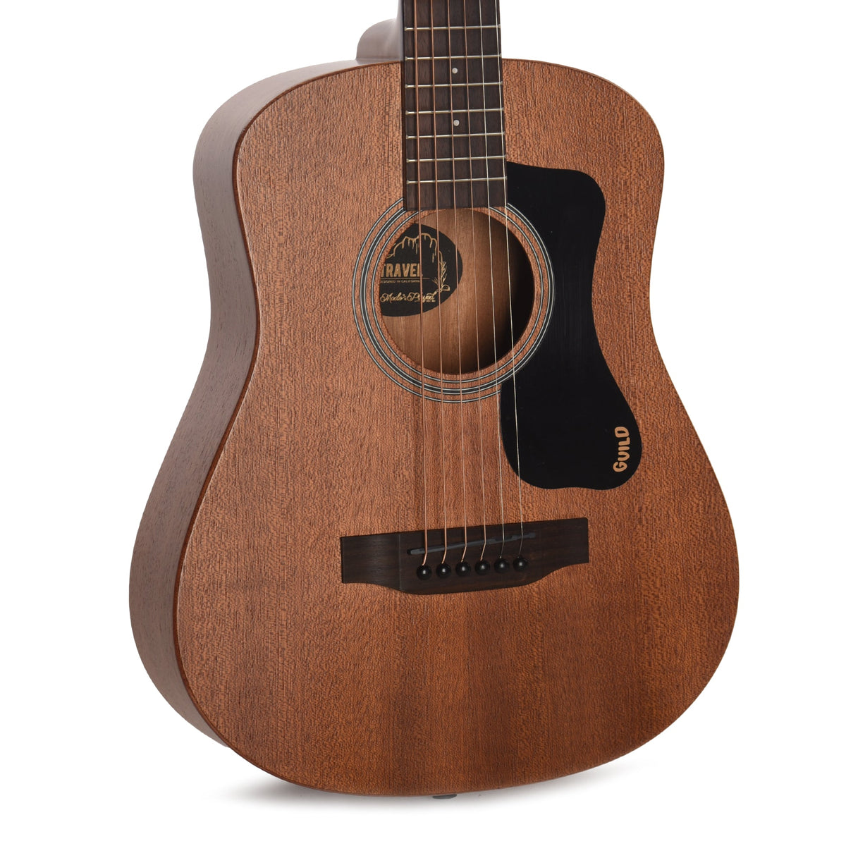 Guild Travel Mahogany Mini Dreadnought Acoustic Guitar - MusicMarket