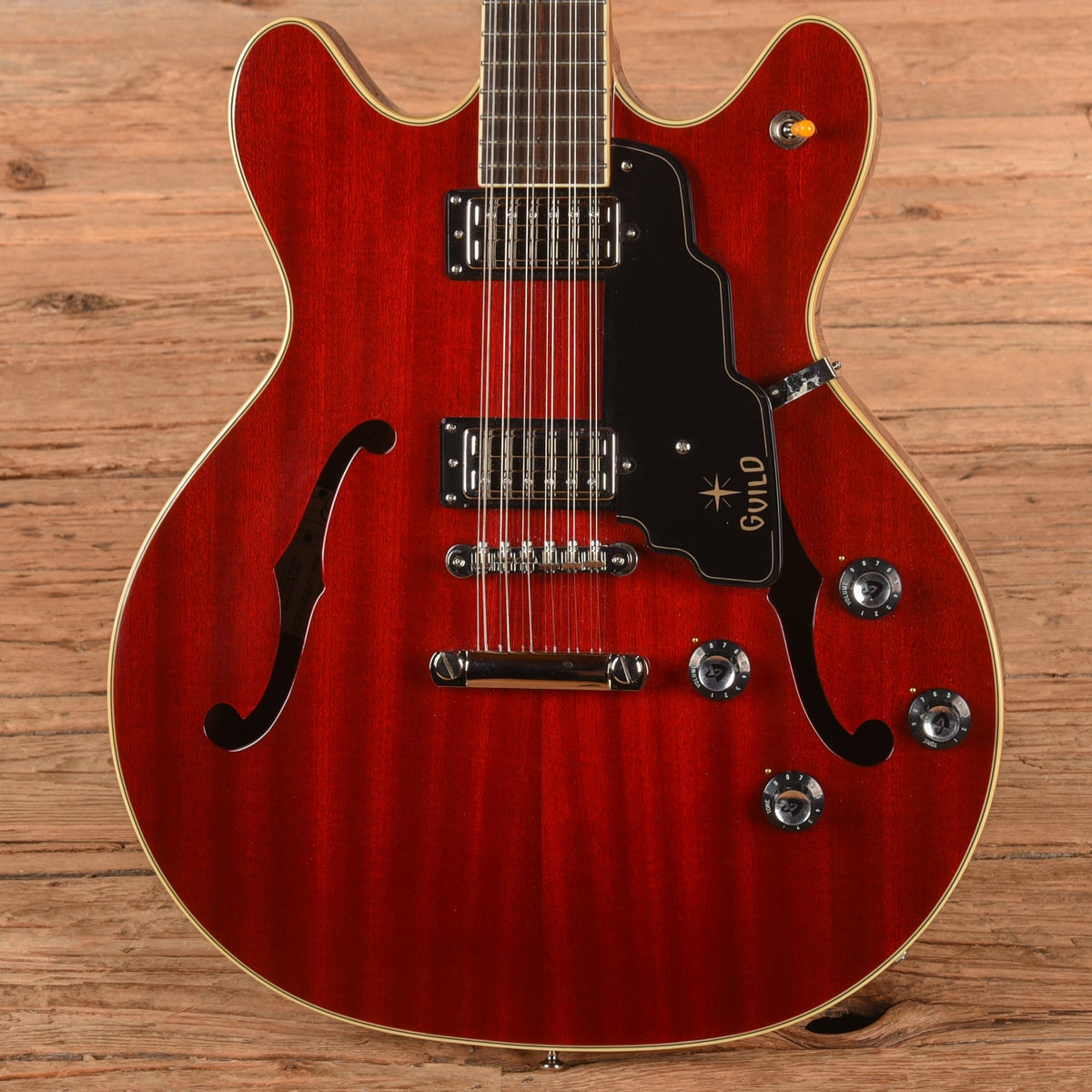 Guild Newark St. Collection Starfire IV ST-12 Cherry 2021 - View 2 | MusicMarket