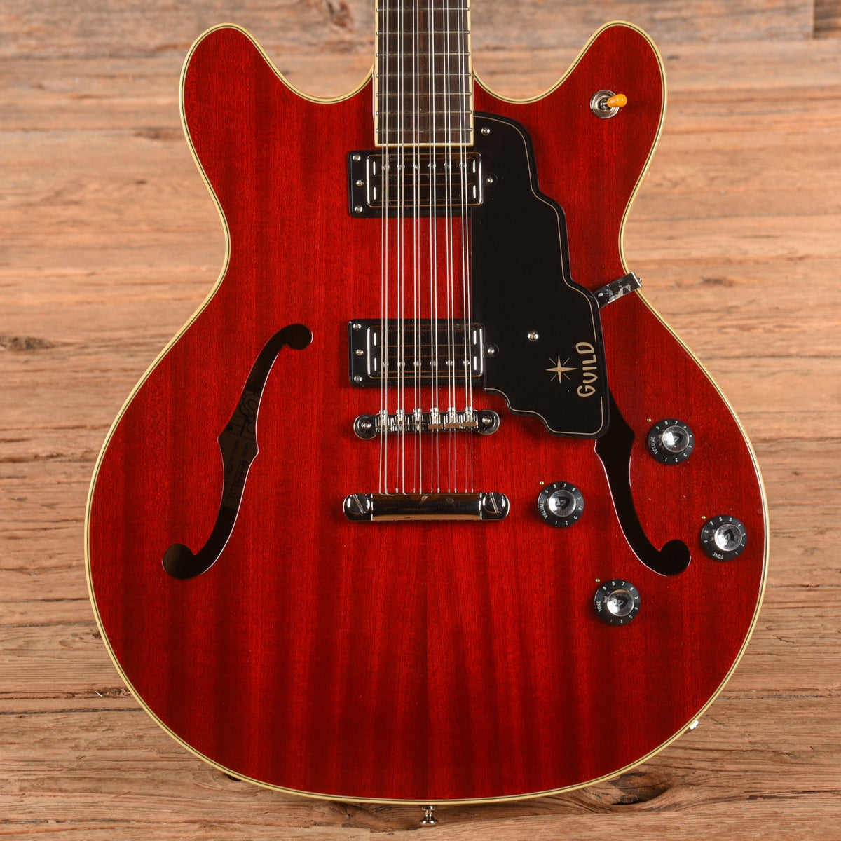 Guild Newark St. Collection Starfire IV ST-12 Cherry 2021 - MusicMarket