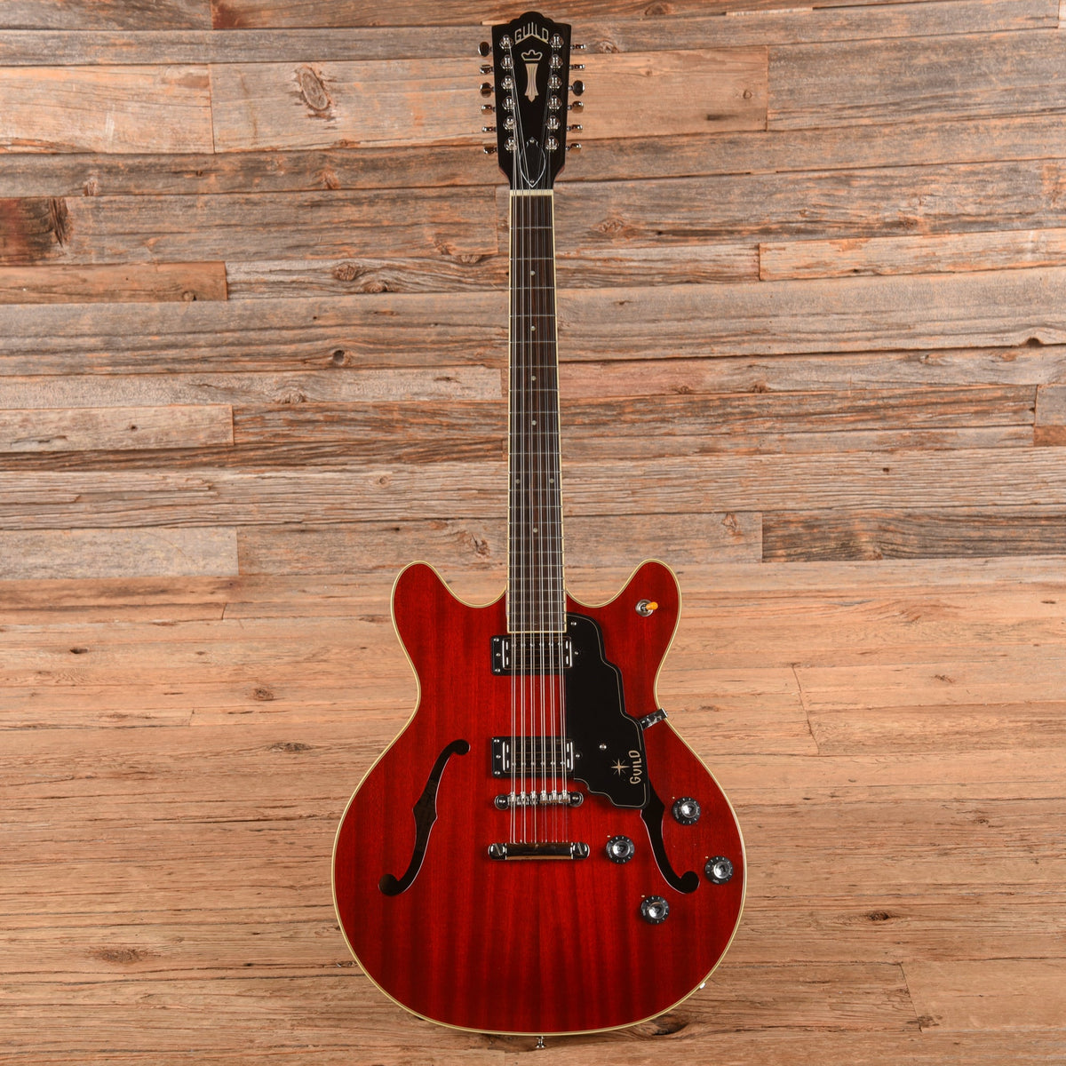 Guild Newark St. Collection Starfire IV ST-12 Cherry 2021 - View 4 | MusicMarket