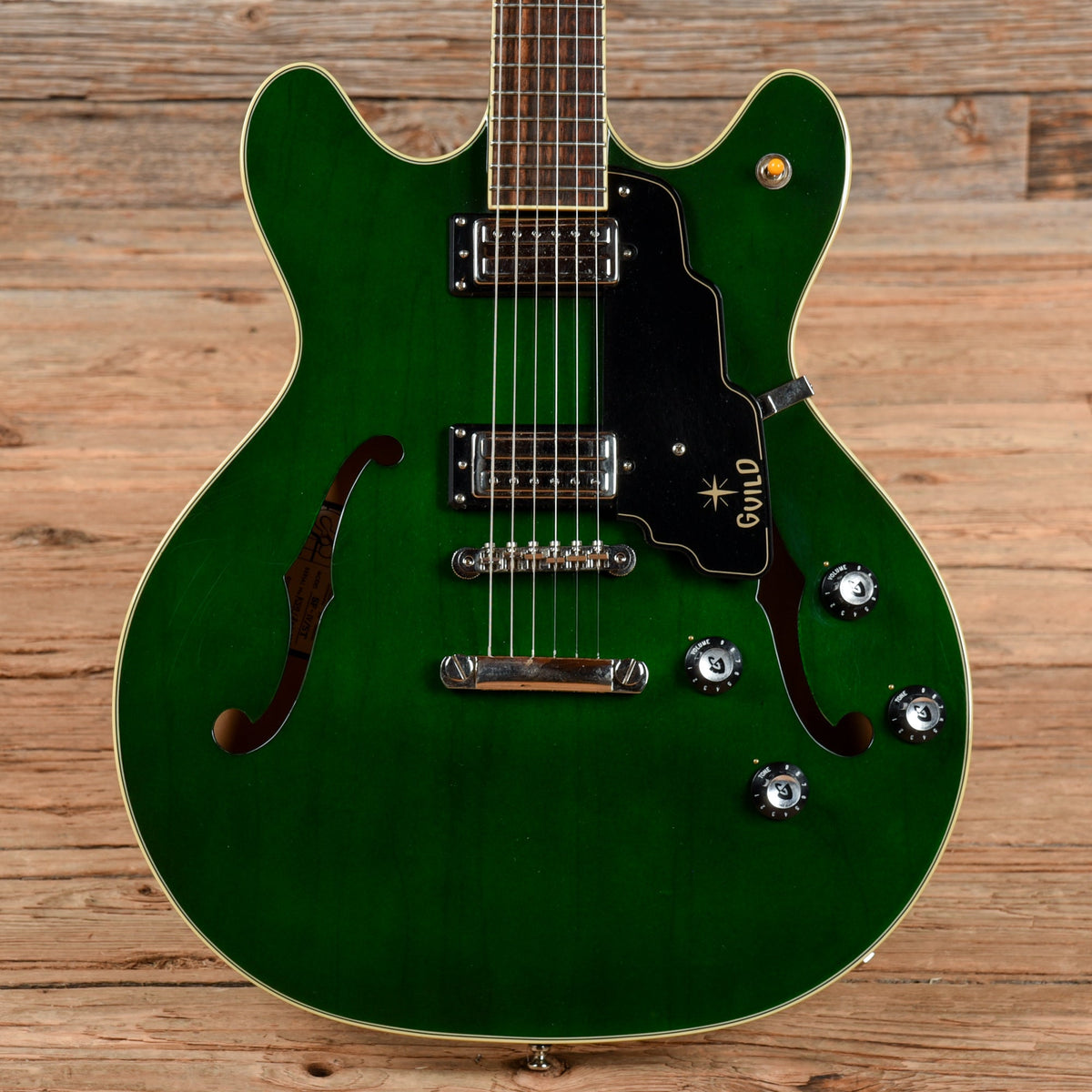 Guild Newark St Collection Starfire IV ST Emerald Green - MusicMarket