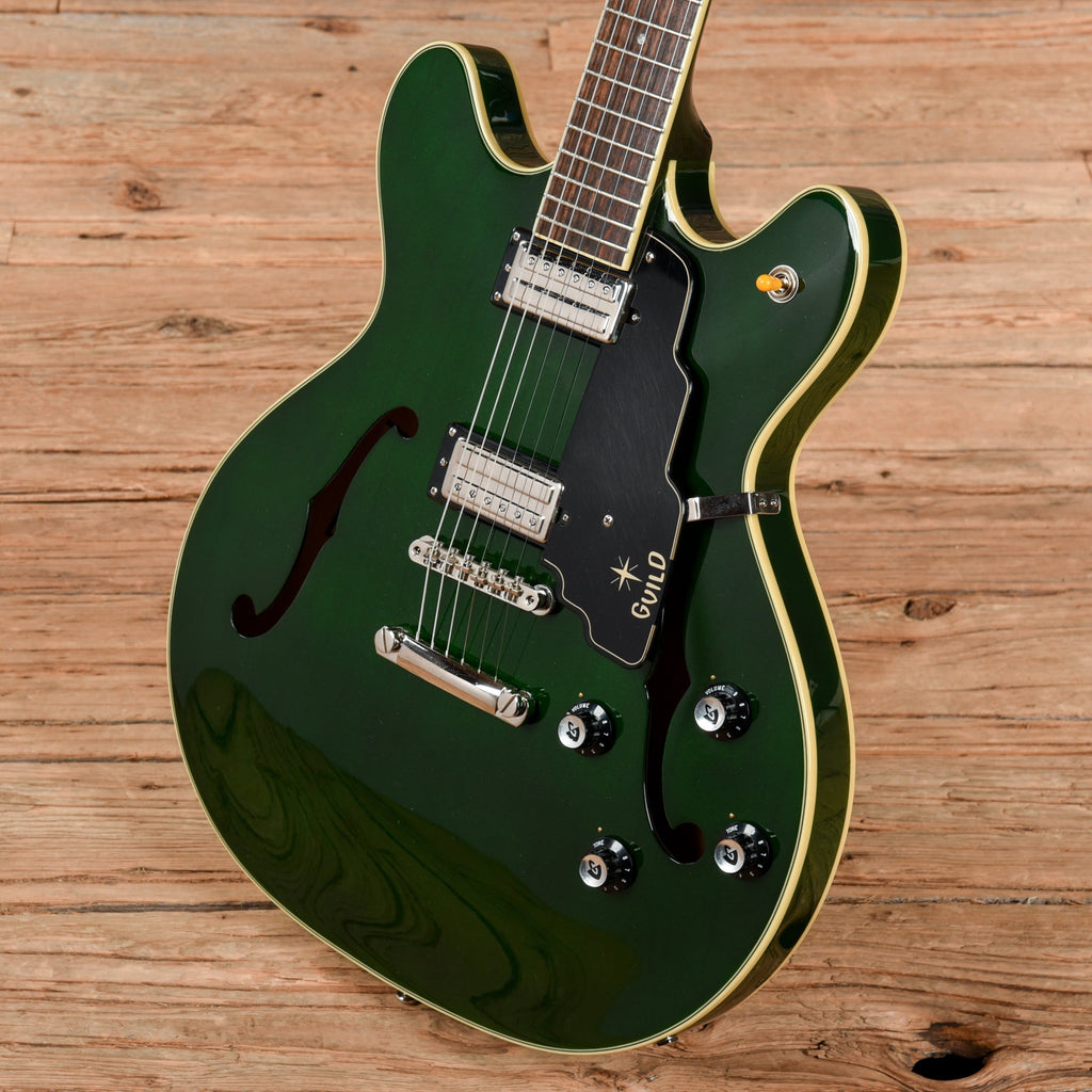 Guild Newark St Collection Starfire IV ST Emerald Green - View 2 | MusicMarket