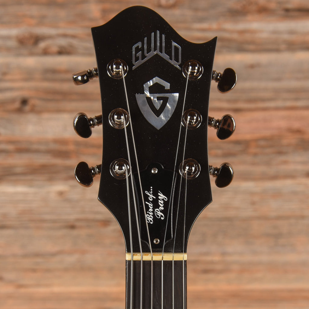 Guild S-300 "Bird of Pray" Custom Carve Silver 1980s - View 6 | MusicMarket