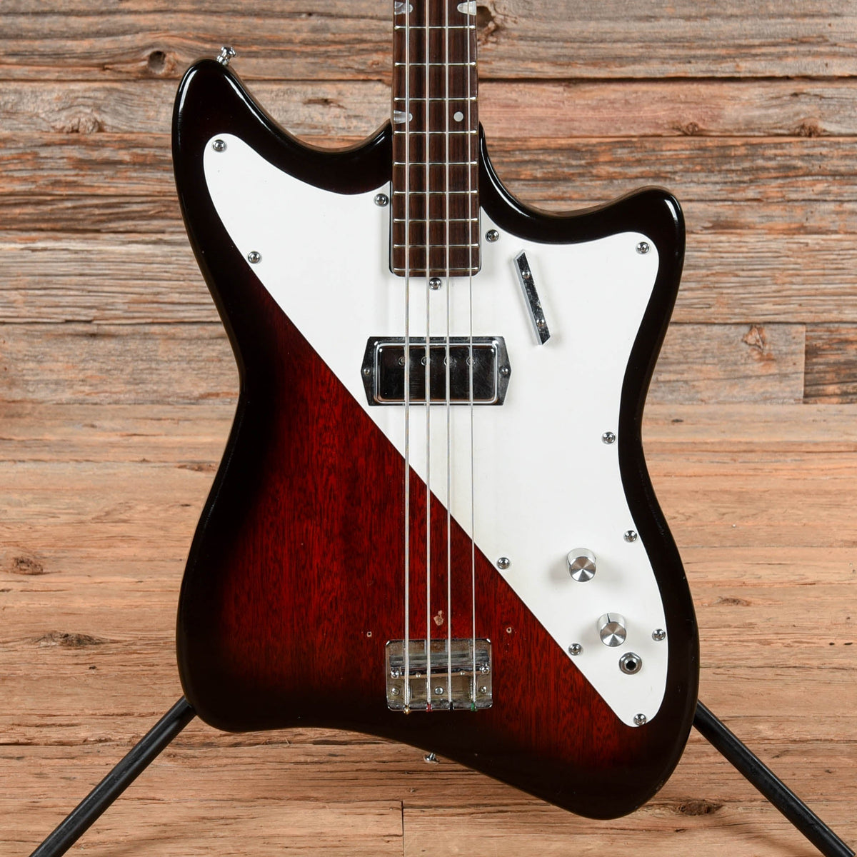 Guyatone EB-8 Red Burst 1960s - MusicMarket