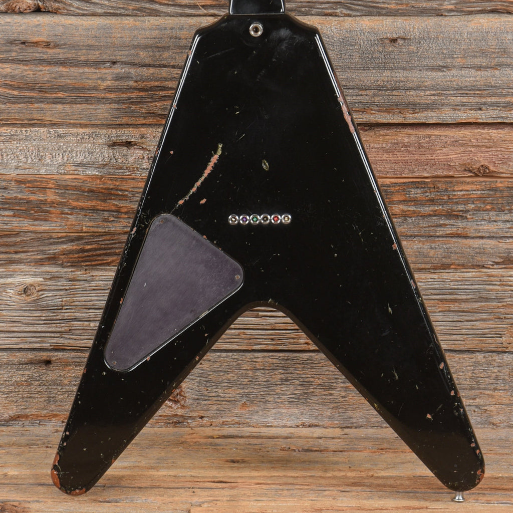 Hamer Vector Black and White Custom Finish 1980s - View 3 | MusicMarket