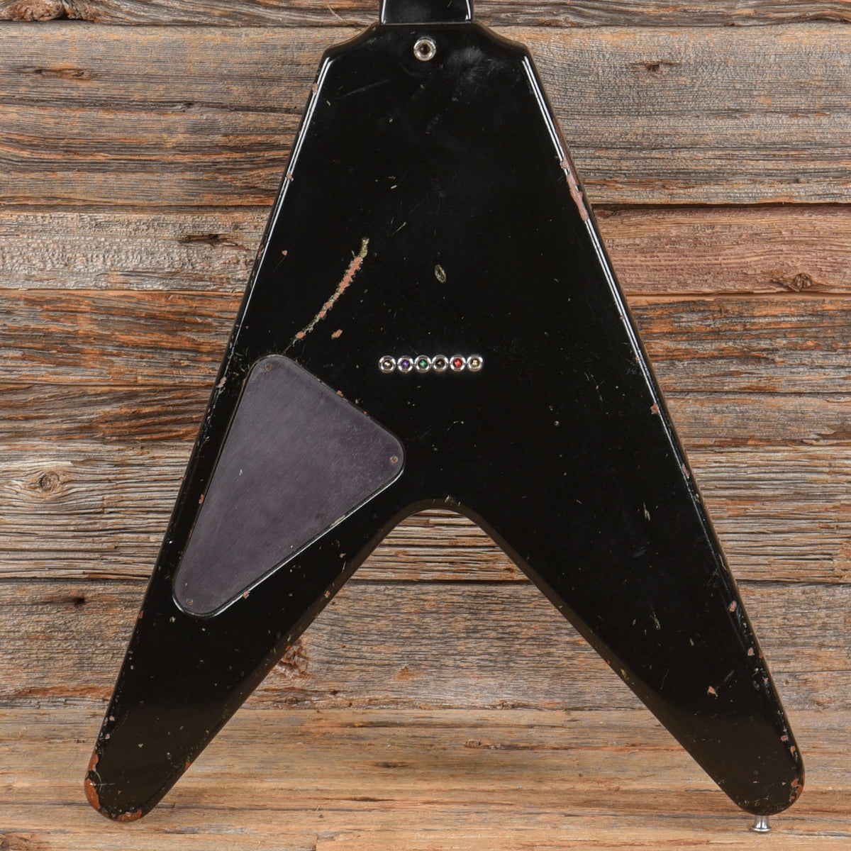 Hamer Vector Black and White Custom Finish 1980s - View 3 | MusicMarket