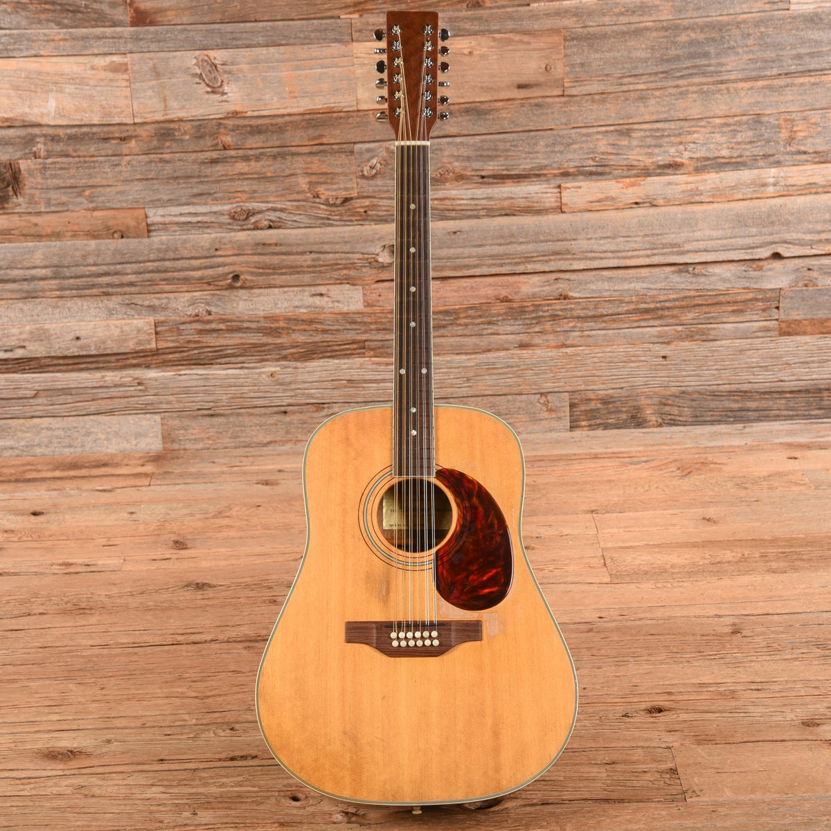Harmony H1230 12-String Natural 1970s - View 4 | MusicMarket