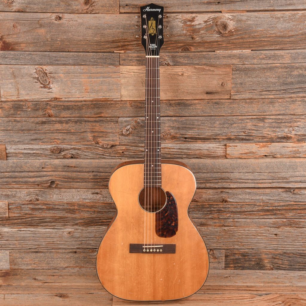Harmony H-162 X-Brace Conversion Natural 1960s - View 4 | MusicMarket