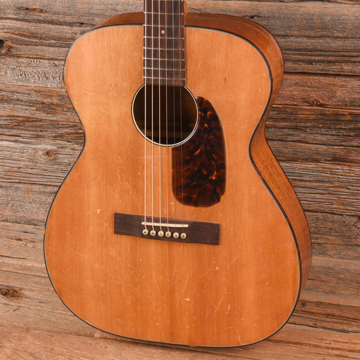 Harmony H-162 X-Brace Conversion Natural 1960s - View 2 | MusicMarket