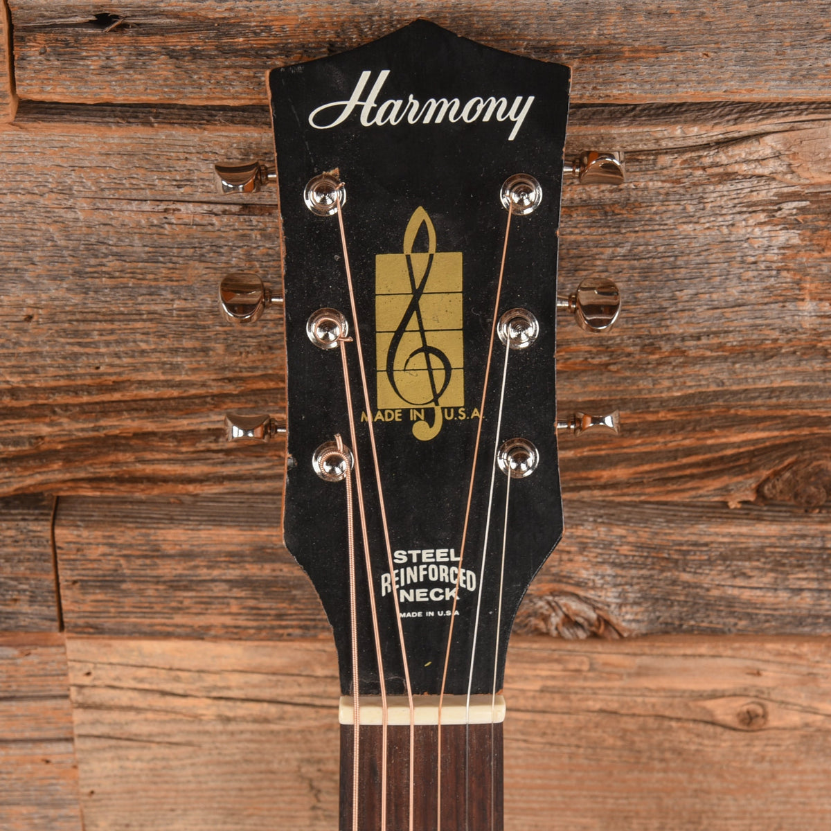 Harmony H-162 X-Brace Conversion Natural 1960s - View 6 | MusicMarket
