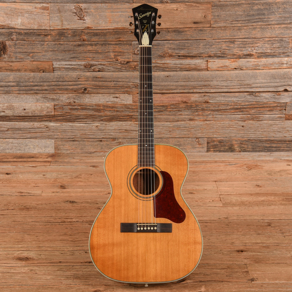 Harmony H1203 Sovereign X-Braced Conversion Natural 1960s - View 4 | MusicMarket
