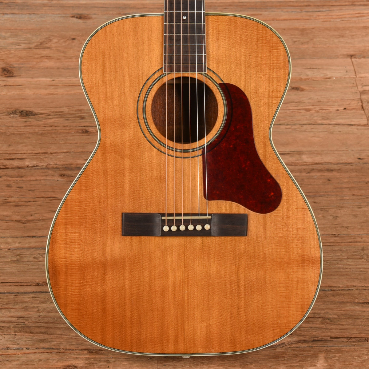 Harmony H1203 Sovereign X-Braced Conversion Natural 1960s - MusicMarket