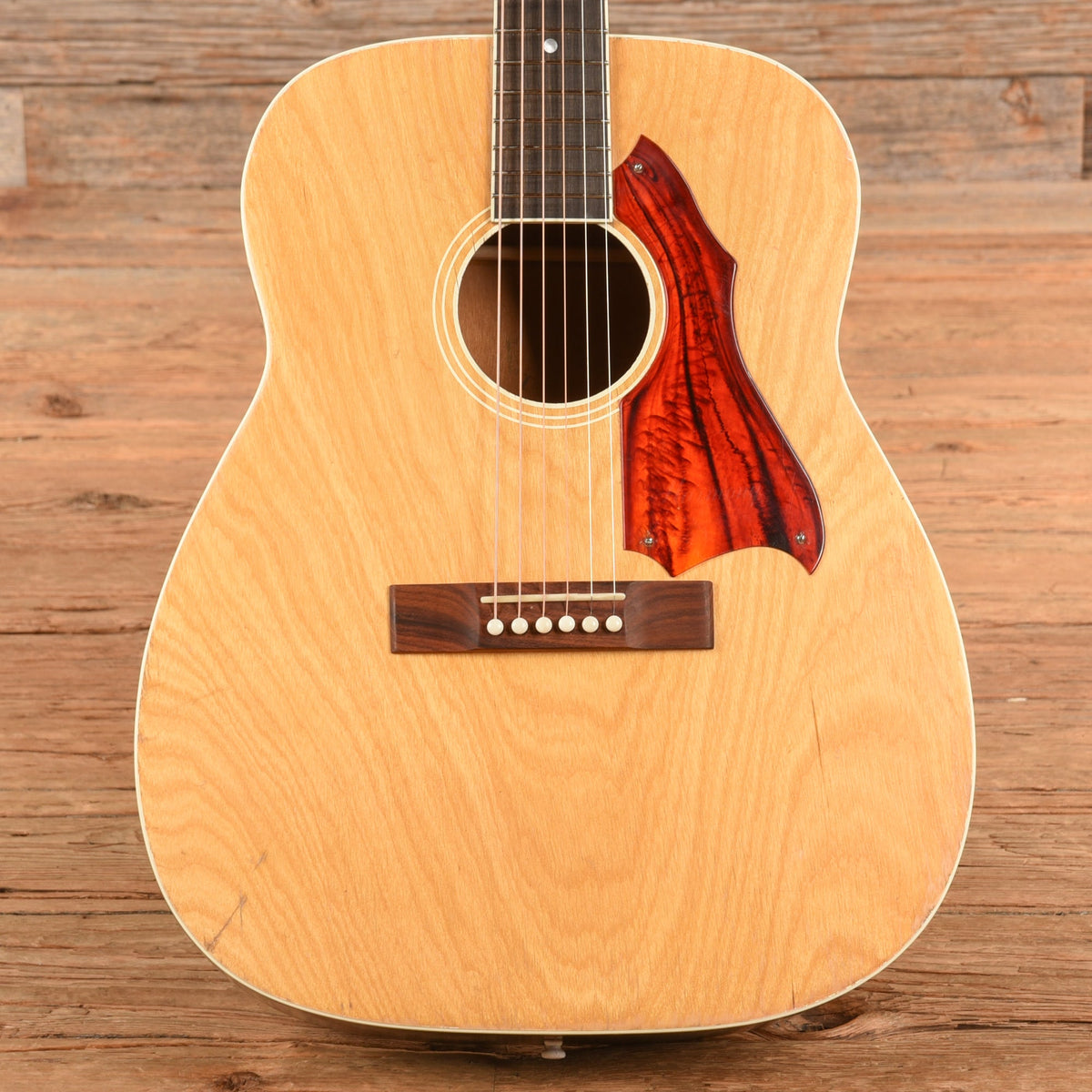 Harmony H-158 X-Brace Conversion Natural 1969 - MusicMarket