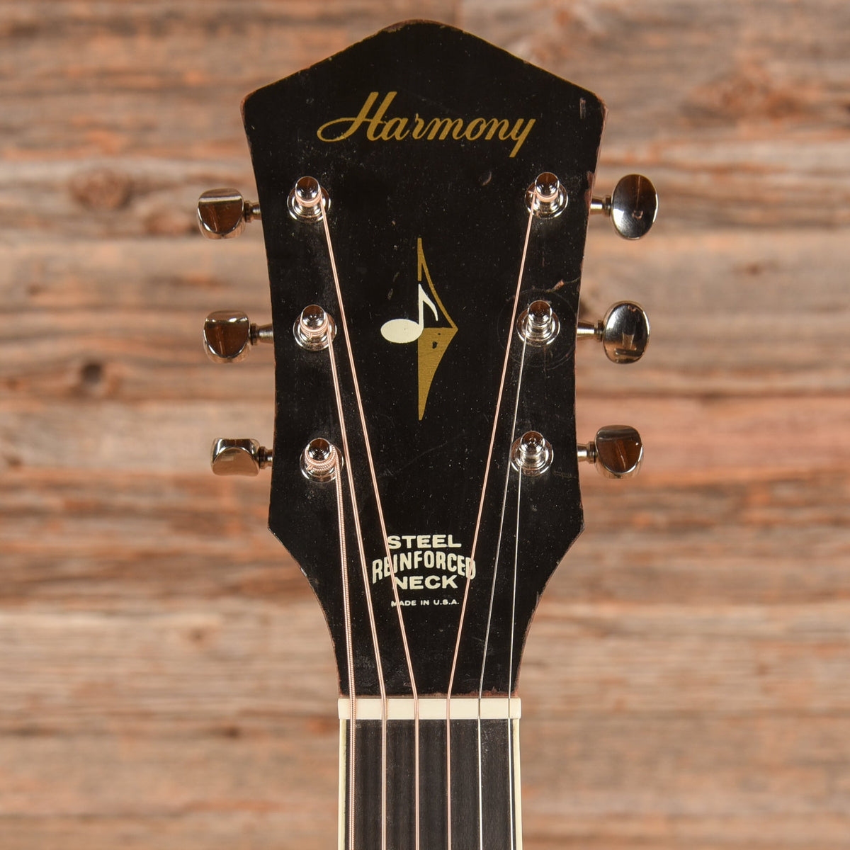 Harmony H-158 X-Brace Conversion Natural 1969 - View 6 | MusicMarket