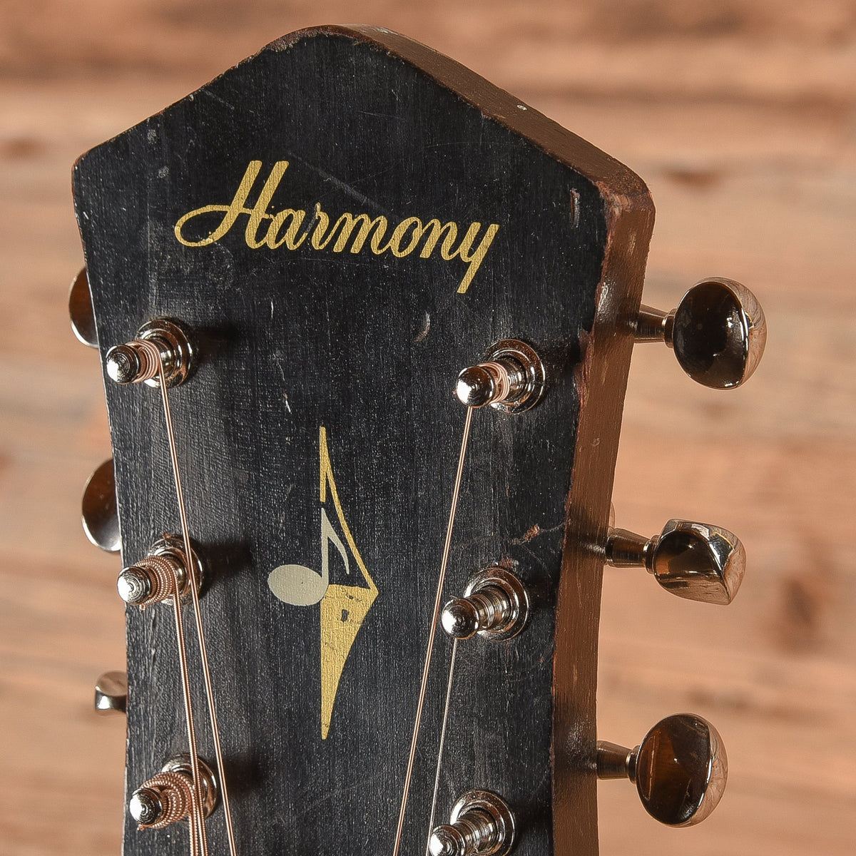 Harmony H-158 X-Brace Conversion Natural 1969 - View 12 | MusicMarket