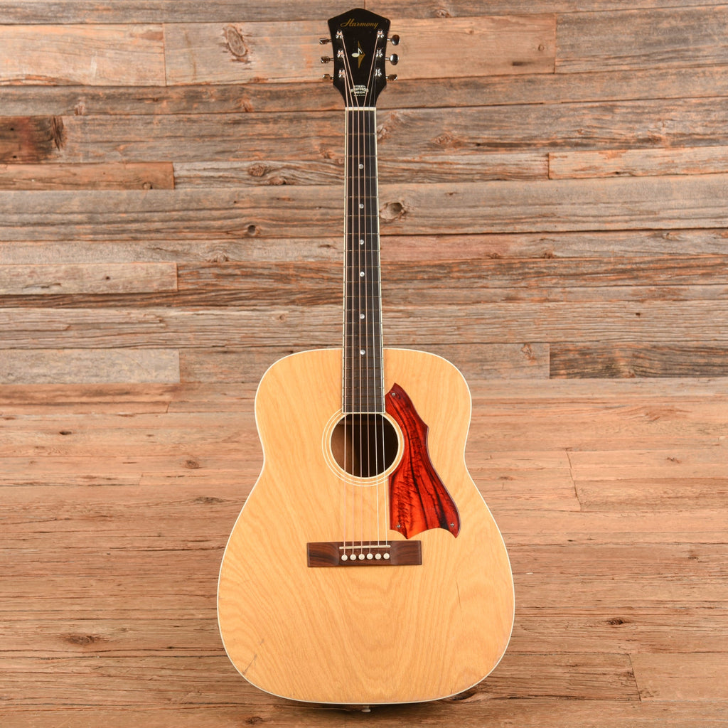 Harmony H-158 X-Brace Conversion Natural 1969 - View 4 | MusicMarket