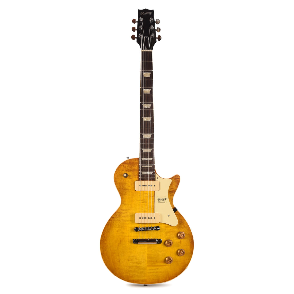 Heritage Standard II H-150 P90 Dirty Lemon Burst - View 4 | MusicMarket