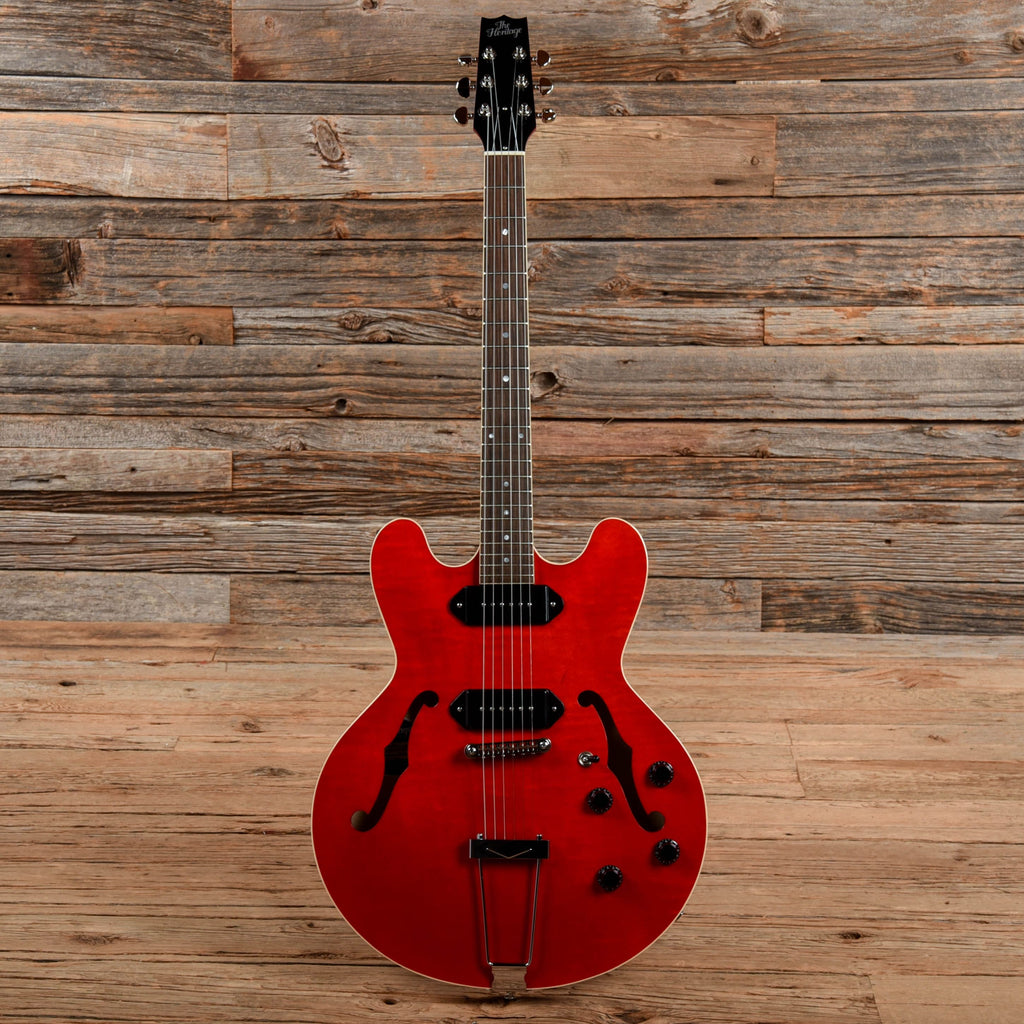 Heritage Standard H-530 Hollow Electric Translucent Cherry - View 4 | MusicMarket