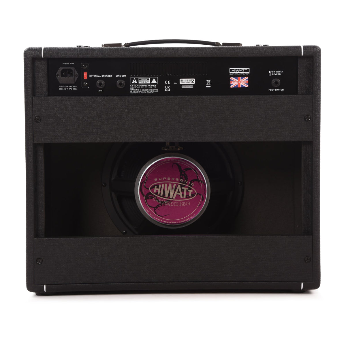 Hiwatt Leeds 50R 50w 1x12" Guitar Combo Amp w/ Spring Reverb - View 3 | MusicMarket