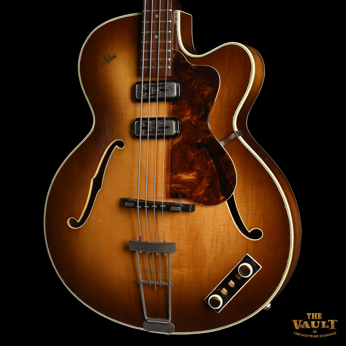 Hofner 500/5 Bass Sunburst 1960 - View 2 | MusicMarket