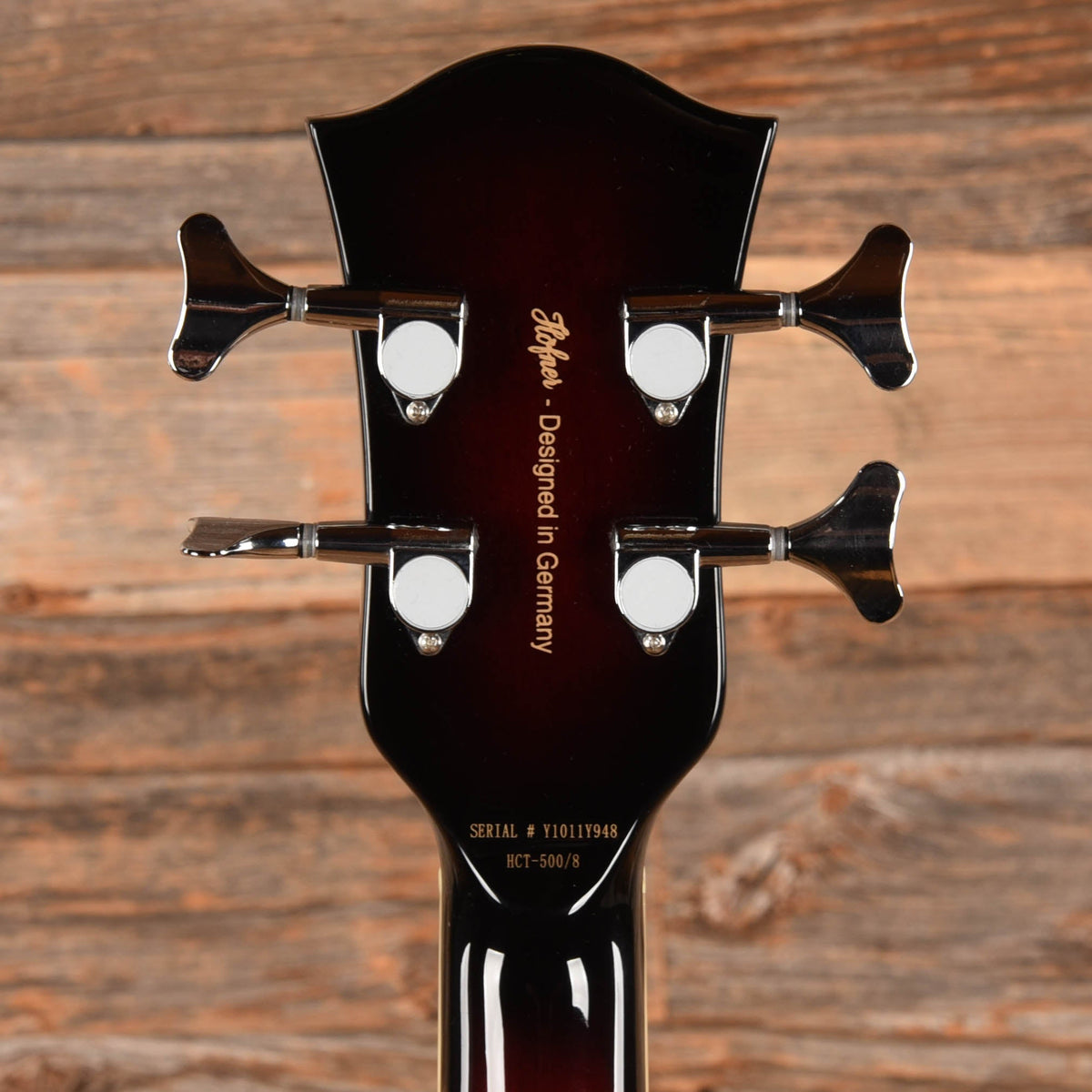 Hofner 500/8 Verythin Red Burst - View 7 | MusicMarket