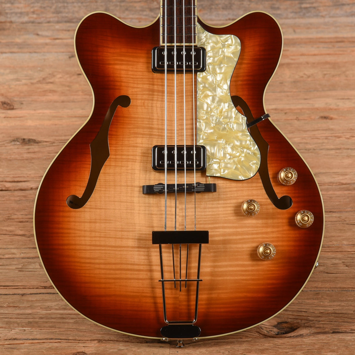 Hofner Contemporary Series Verythin Bass Sunburst 2020 - MusicMarket