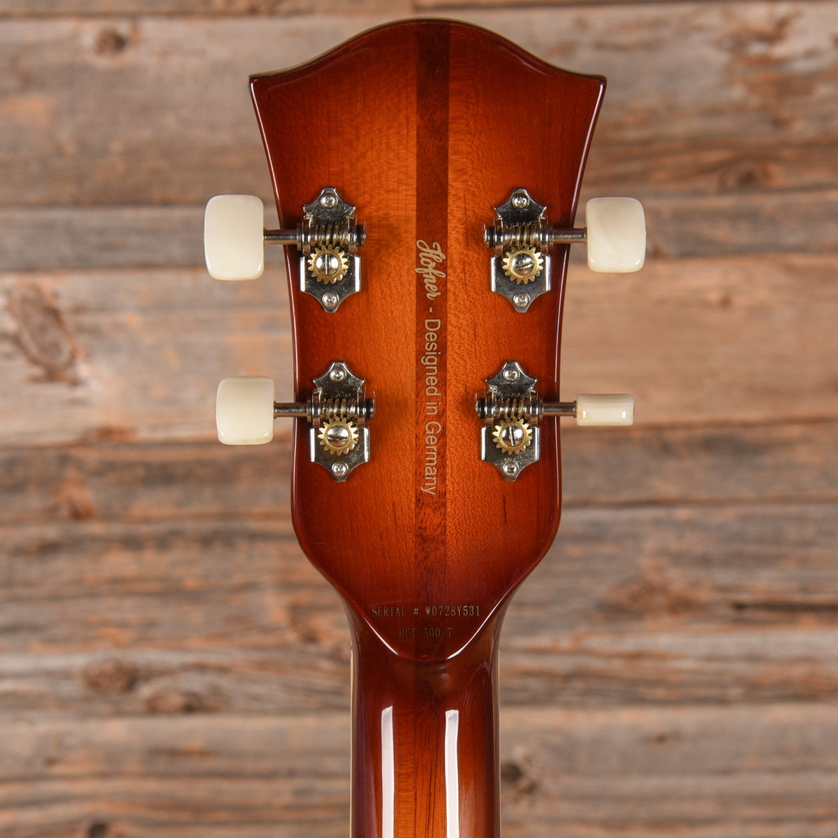 Hofner Contemporary Series Verythin Bass Sunburst 2020 - View 7 | MusicMarket