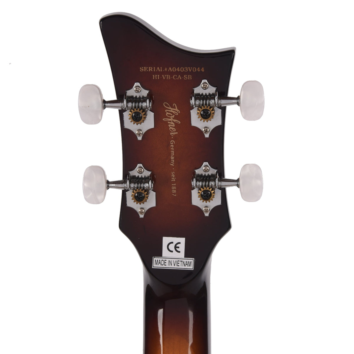 Hofner Ignition Cavern Bass Sunburst - View 7 | MusicMarket