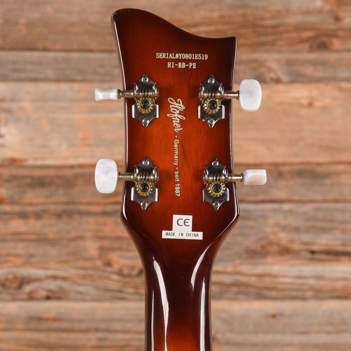 Hofner Ignition Series Violin Bass Sunburst - View 7 | MusicMarket