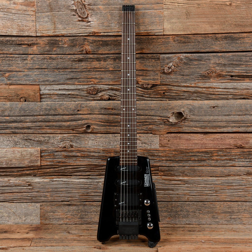 Hohner G3T Headless Guitar Black 1980s - View 3 | MusicMarket