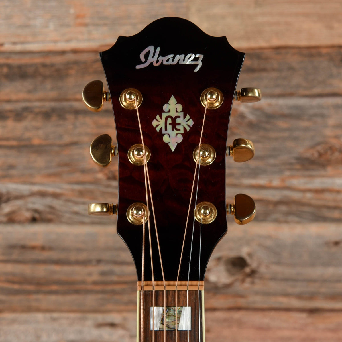 Ibanez AEF37E Acoustic Electric Red Burst - View 6 | MusicMarket