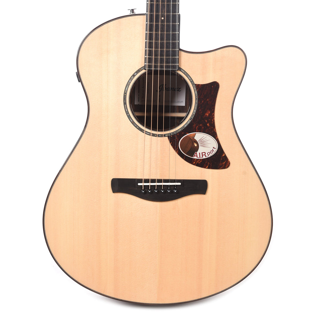 Ibanez AAM380CENT Acoustic-Electric Guitar Natural High Gloss - MusicMarket