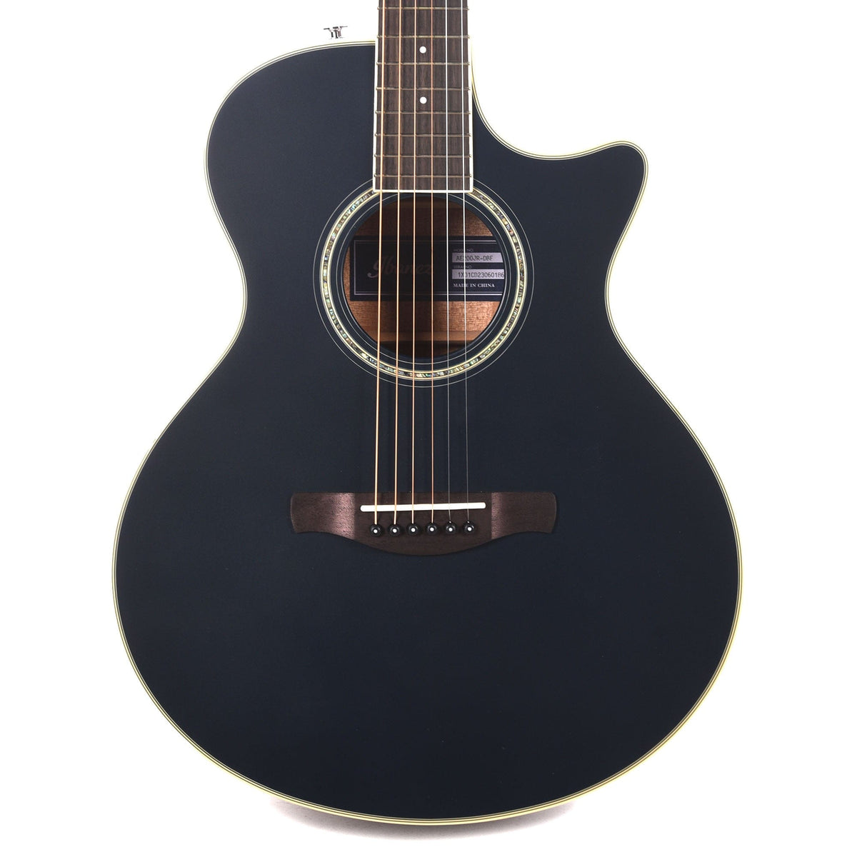 Ibanez AE200JRDBF Acoustic-Electric Guitar Dark Tide Blue Flat - MusicMarket