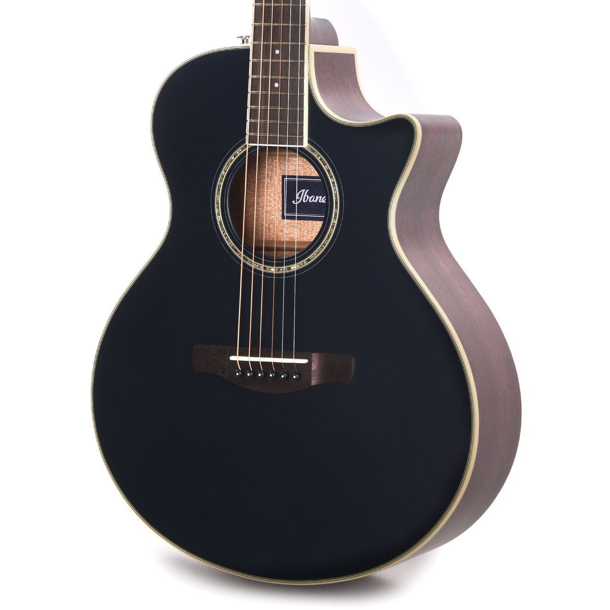 Ibanez AE200JRDBF Acoustic-Electric Guitar Dark Tide Blue Flat - View 2 | MusicMarket