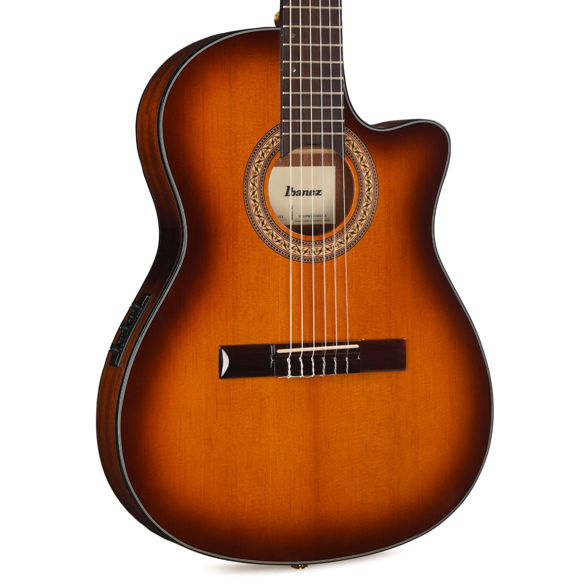 Ibanez GA35TCEVLS Thinline Cutaway Classical Acoustic-Electric Violin Sunburst High Gloss - MusicMarket
