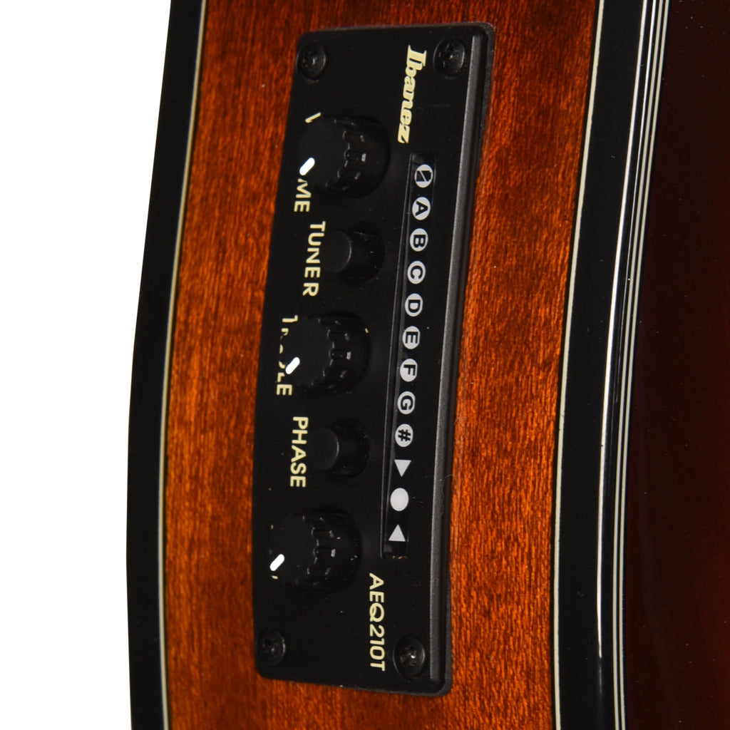 Ibanez GA35TCEVLS Thinline Cutaway Classical Acoustic-Electric Violin Sunburst High Gloss - View 8 | MusicMarket