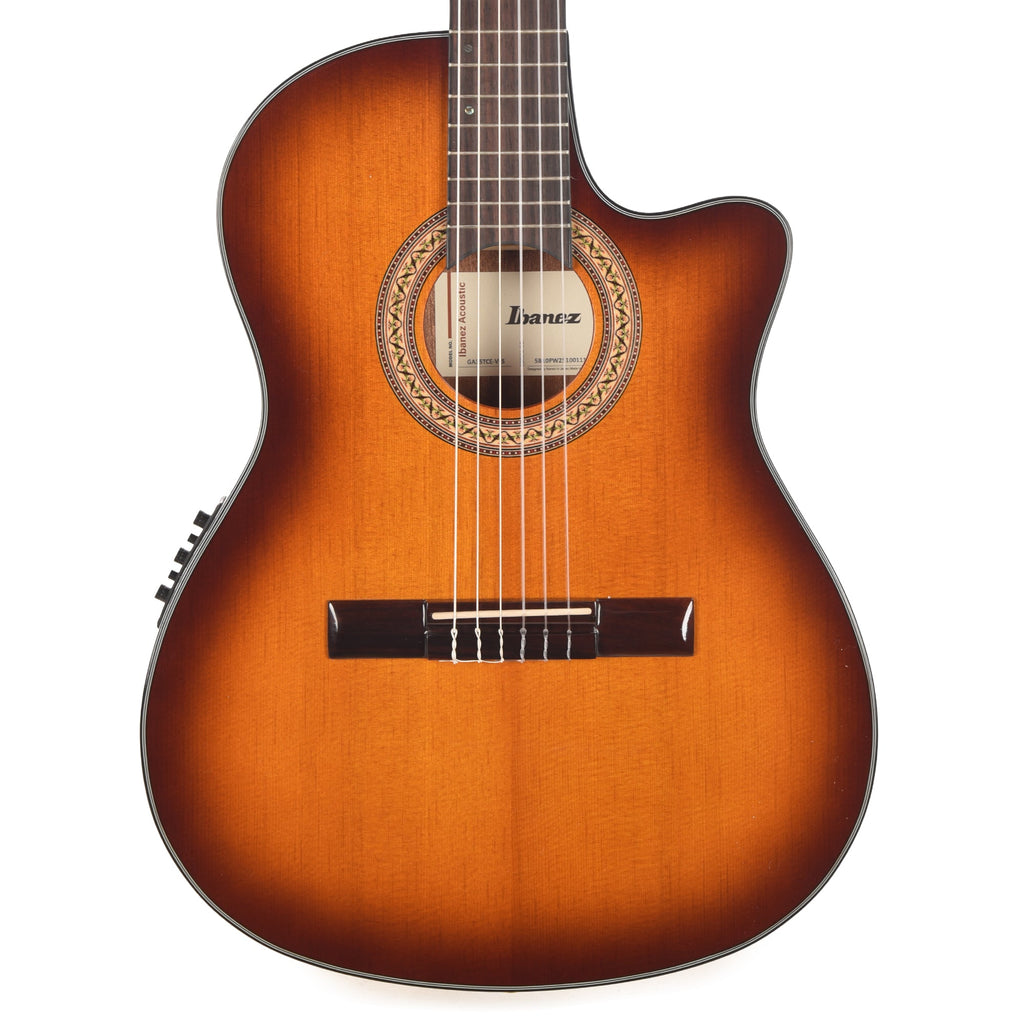 Ibanez GA35TCEVLS Thinline Cutaway Classical Acoustic-Electric Violin Sunburst High Gloss - View 2 | MusicMarket