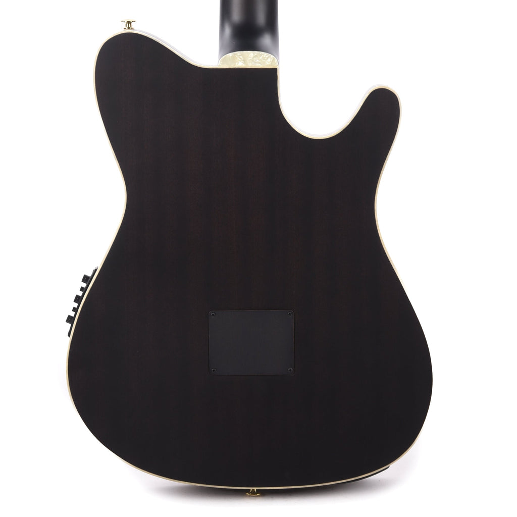Ibanez TOD10LNTKF Tim Henson Signature Acoustic Electric Guitar Transparent Black Flat Left Handed - View 3 |