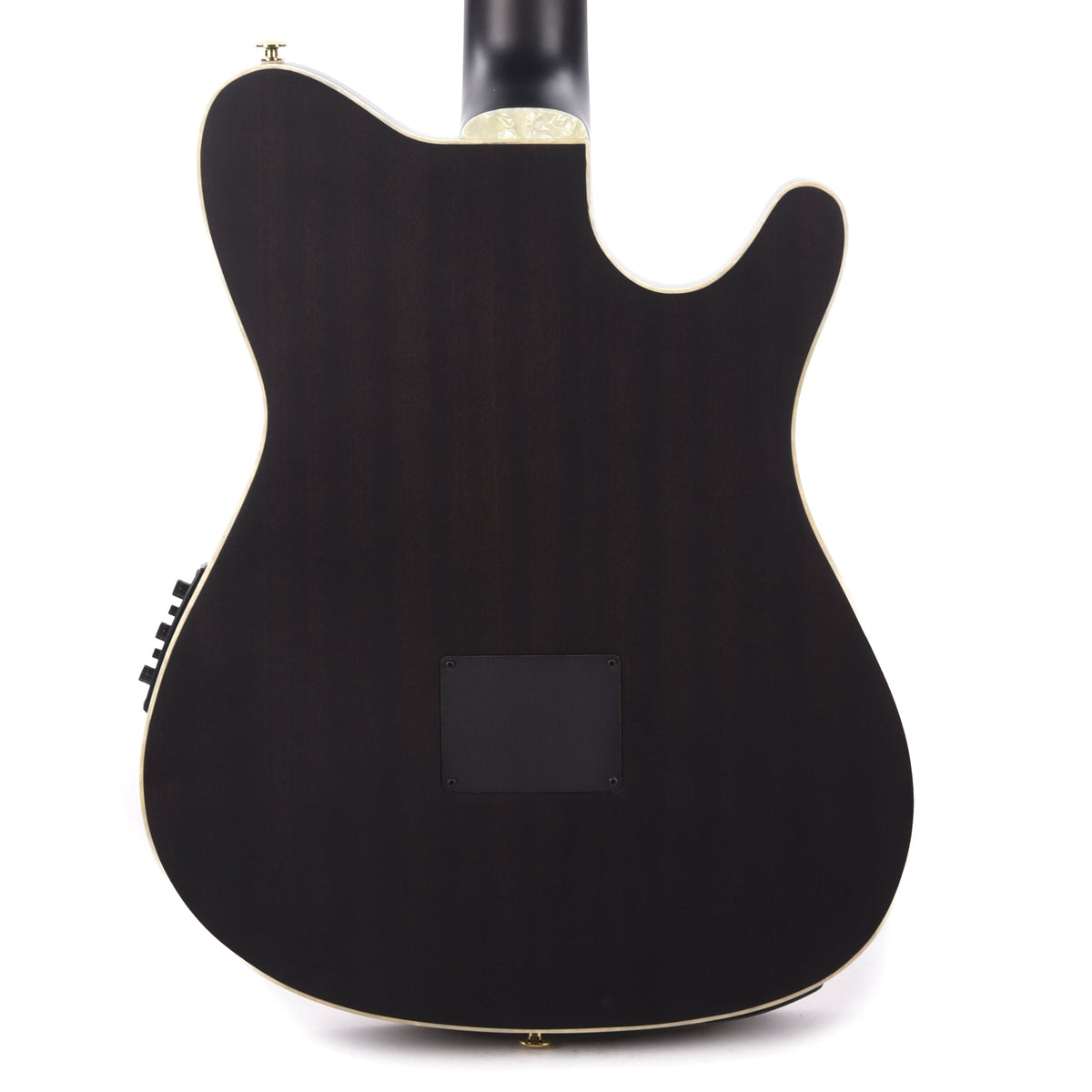 Ibanez TOD10LNTKF Tim Henson Signature Acoustic Electric Guitar Transparent Black Flat Left Handed - View 3 |