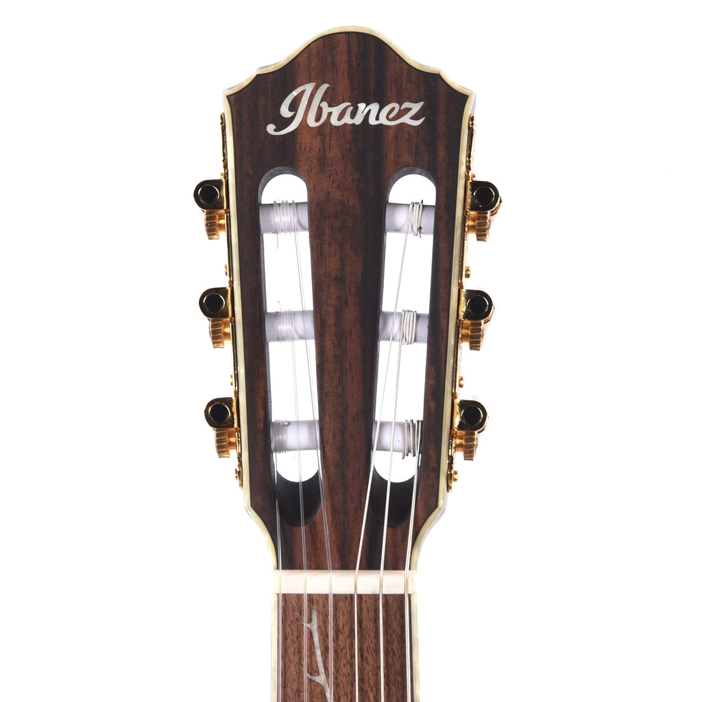 Ibanez TOD10LNTKF Tim Henson Signature Acoustic Electric Guitar Transparent Black Flat Left Handed - View 6 |