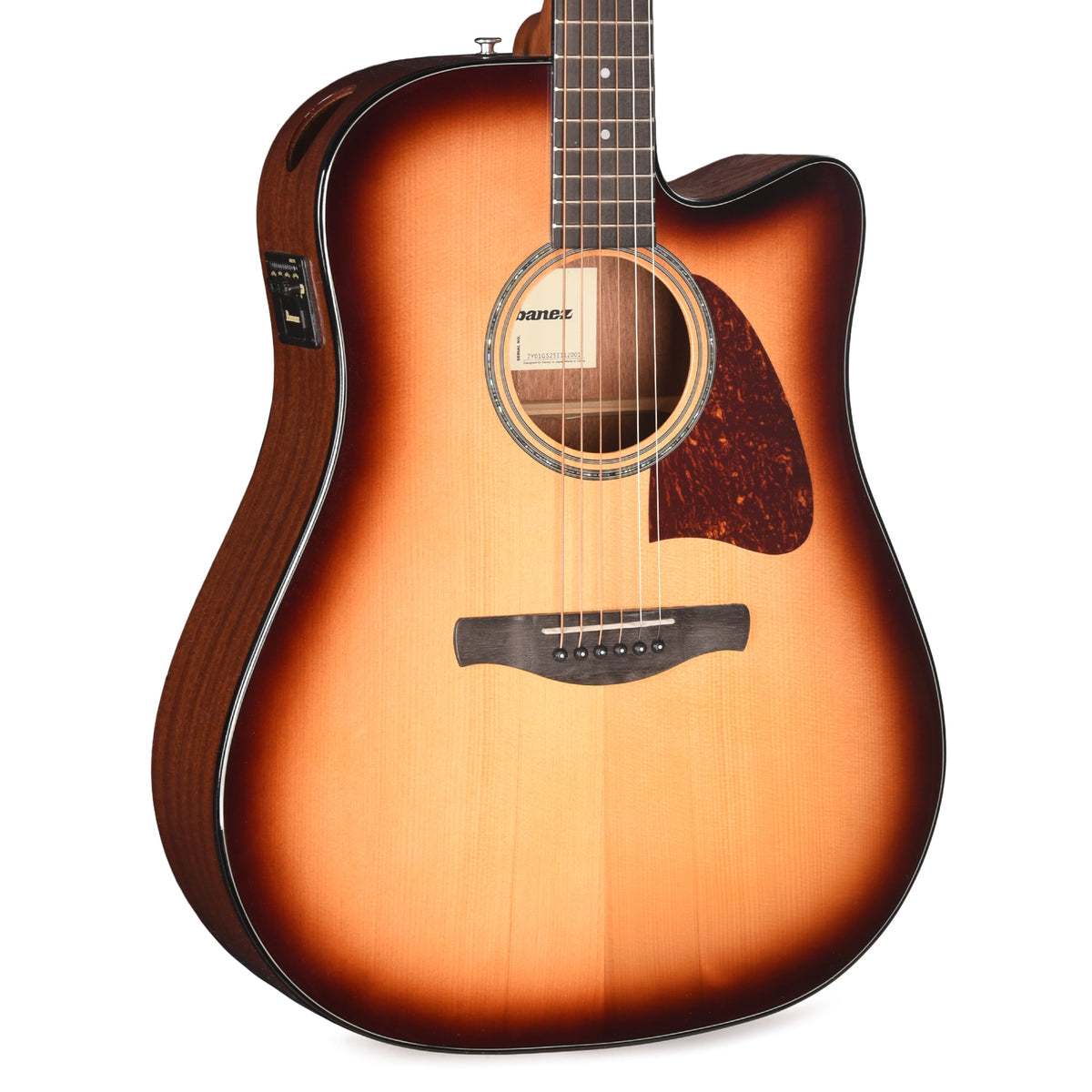 Ibanez AAD51CESB Grand Dreadnought Acoustic-Electric Guitar Sunburst High Gloss - MusicMarket