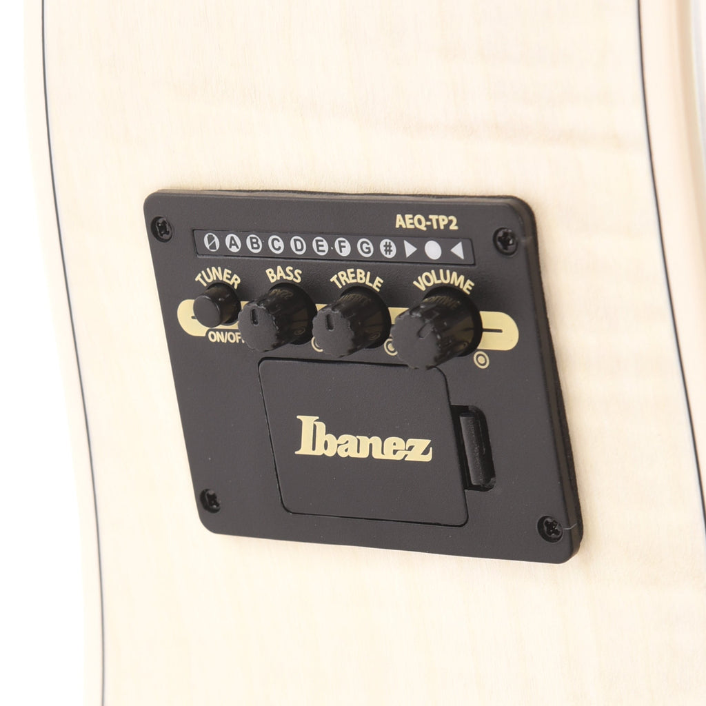 Ibanez AAD77M1EOAW Grand Dreadnought Acoustic-Electric Guitar Open Pore Antique White - View 8 | MusicMarket