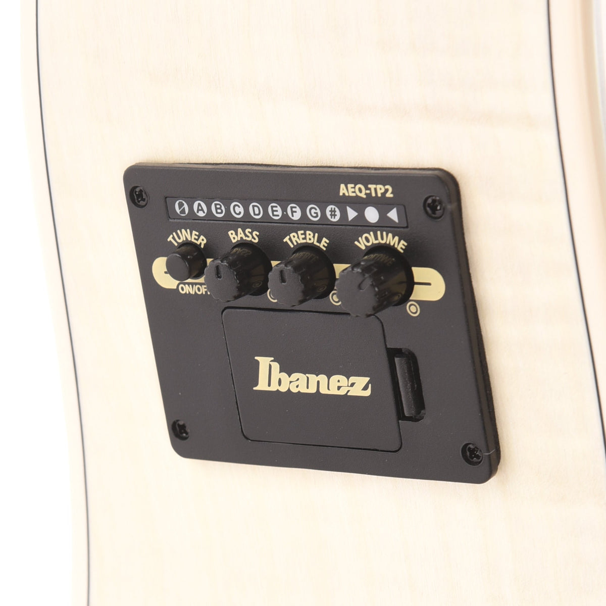 Ibanez AAD77M1EOAW Grand Dreadnought Acoustic-Electric Guitar Open Pore Antique White - View 8 | MusicMarket
