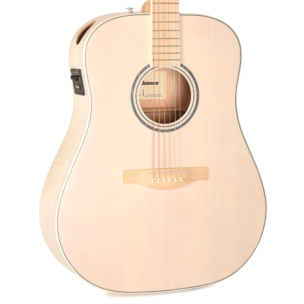Ibanez AAD77M1EOAW Grand Dreadnought Acoustic-Electric Guitar Open Pore Antique White - MusicMarket