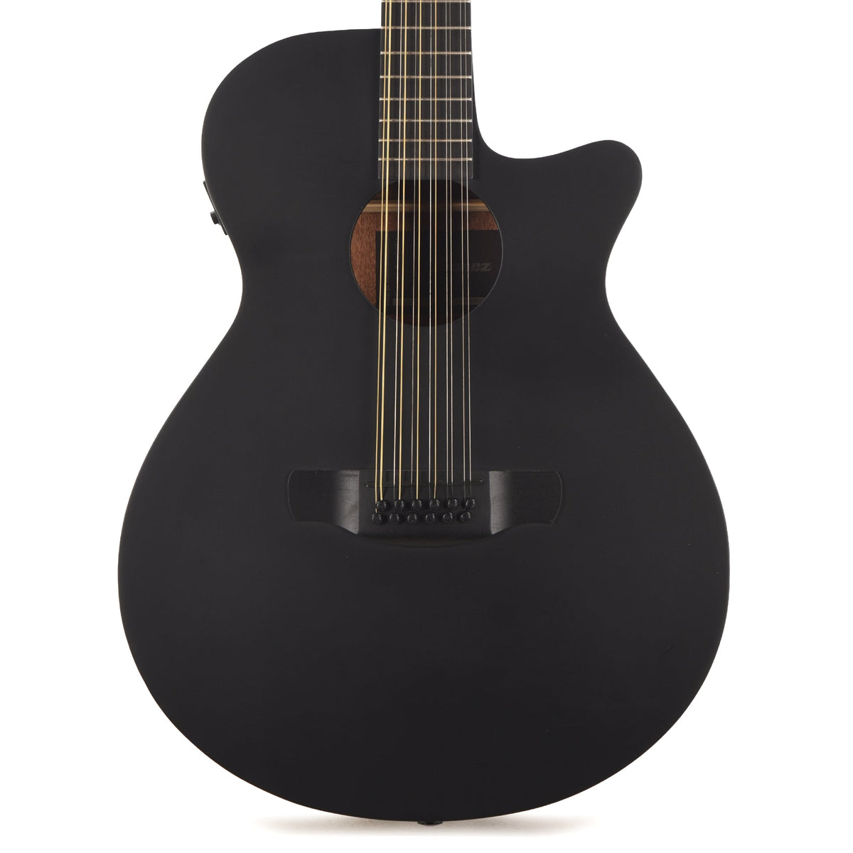 Ibanez AEG1221BOT AEG 12-String Acoustic-Electric Guitar Black Out - View 2 | MusicMarket