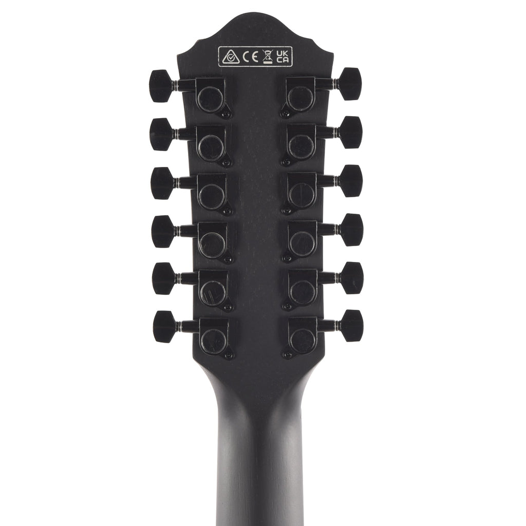 Ibanez AEG1221BOT AEG 12-String Acoustic-Electric Guitar Black Out - View 7 | MusicMarket