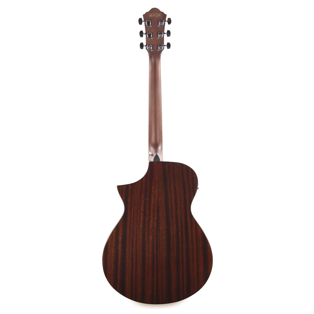 Ibanez AEWC16QATLH AEWC Acoustic-Electric Guitar Transparent Blue Sunburst High Gloss - View 5 | MusicMarket