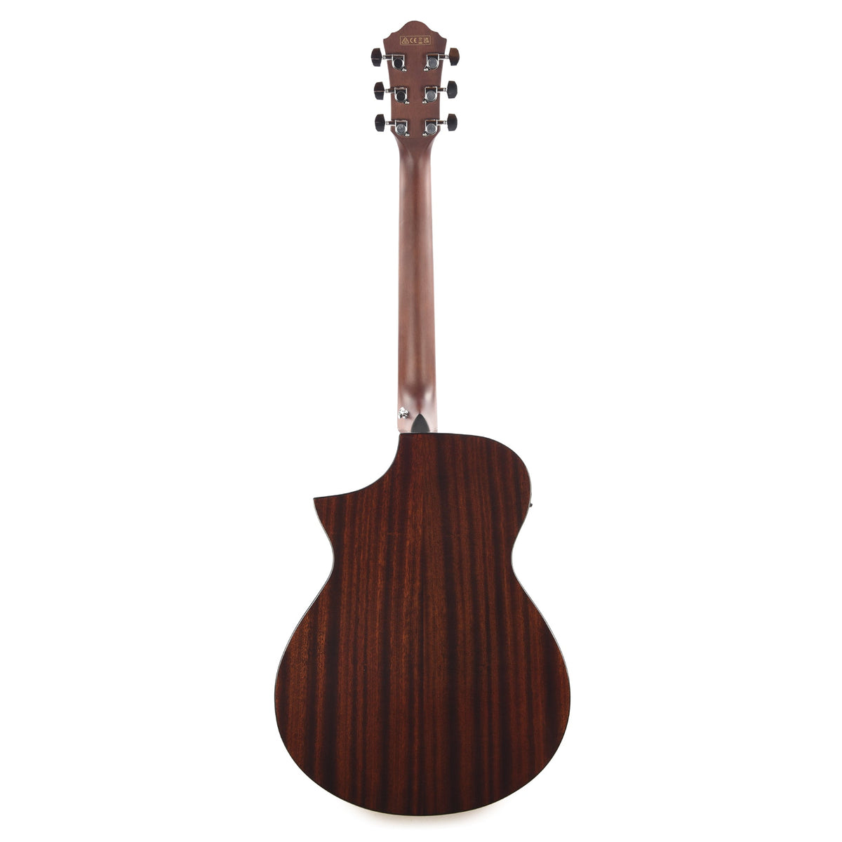 Ibanez AEWC16QATLH AEWC Acoustic-Electric Guitar Transparent Blue Sunburst High Gloss - View 5 | MusicMarket